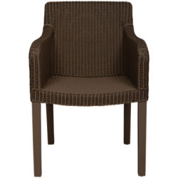 Neptune Antigua Lloyd Loom Armchair Lead Light